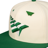 Paper Planes The Original Chrome 9FIFTY Snapback Crown (White/Kelly) - Paper Plane