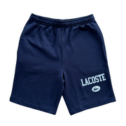 Lacoste Washed Effect Printed Shorts (Navy Blue) - GH7499 - Lacoste