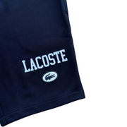 Lacoste Washed Effect Printed Shorts (Navy Blue) - GH7499 - Lacoste