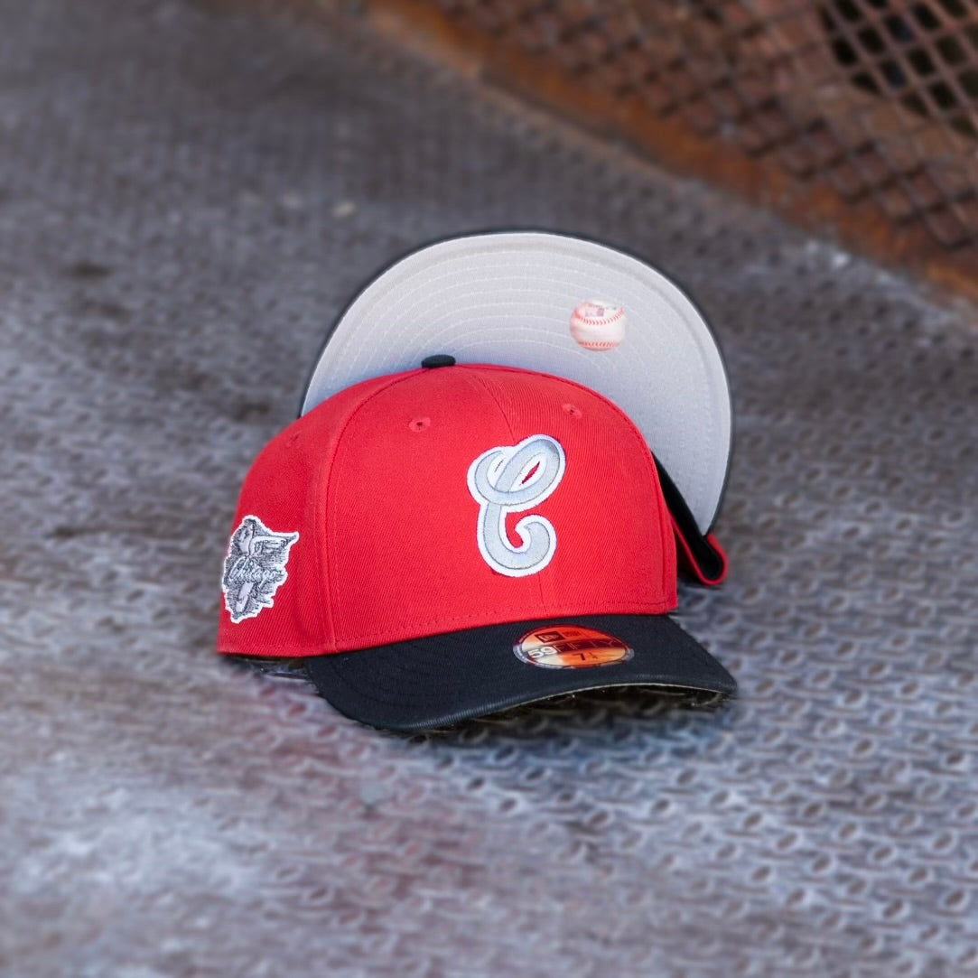 New Era Chicago White Sox Grey UV (Fire Red/Black) 59Fifty Fitted - New Era