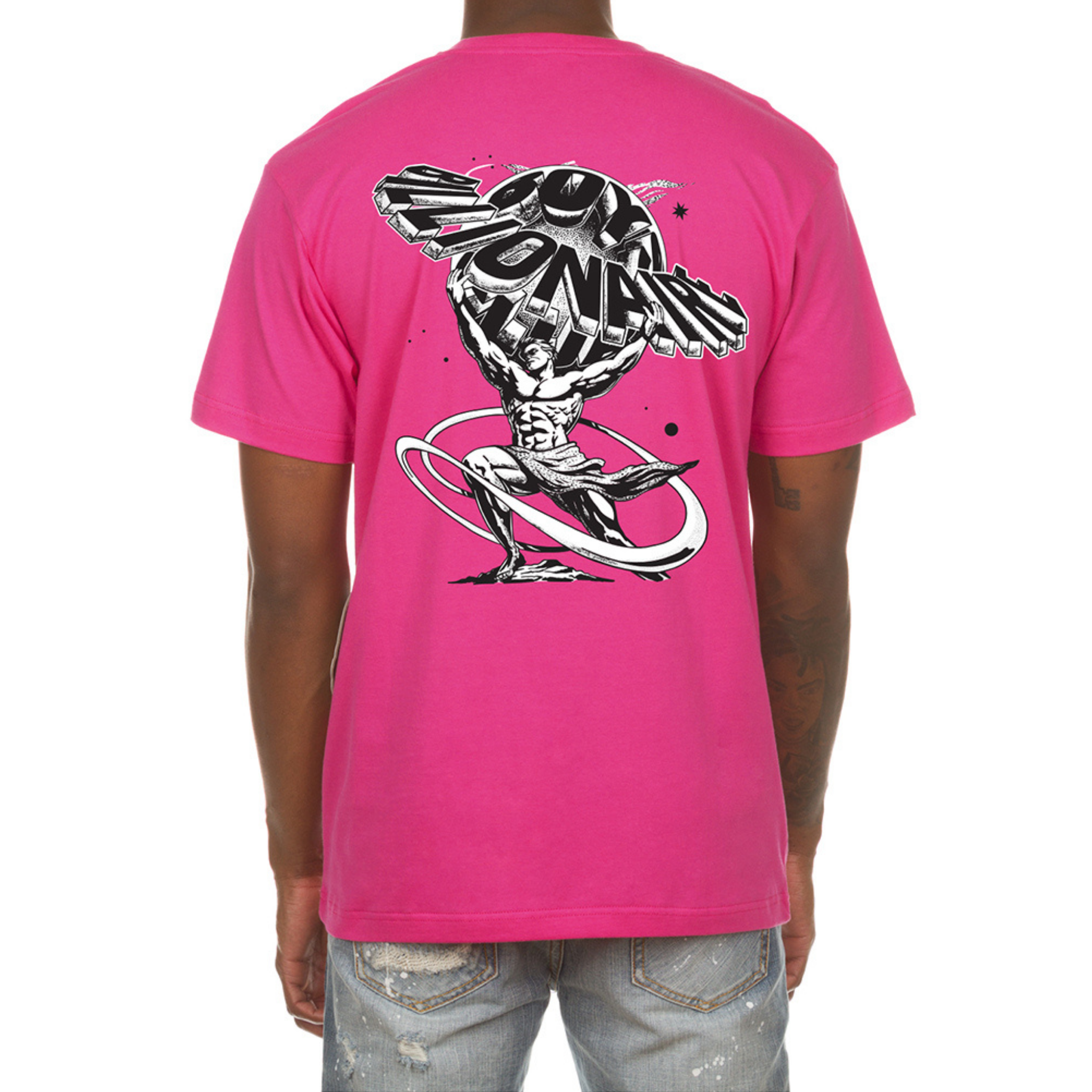 Billionaire Boys Club BB Atlas SS Tee (Magenta) - Billionaire Boys Club
