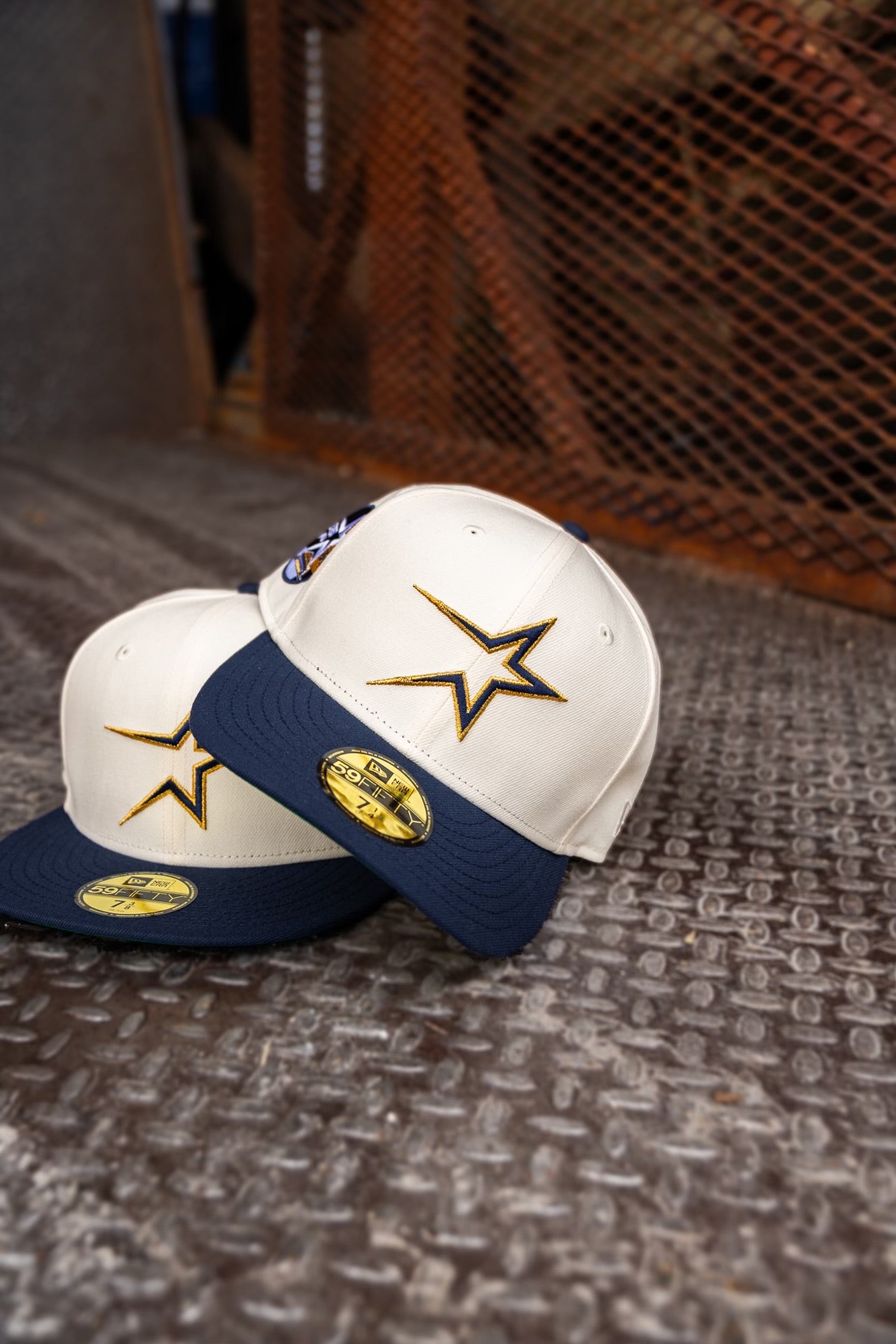 New Era Houston Astros 35th Anniversary Green UV 59Fifty Fitted (Off White/Navy) - New Era