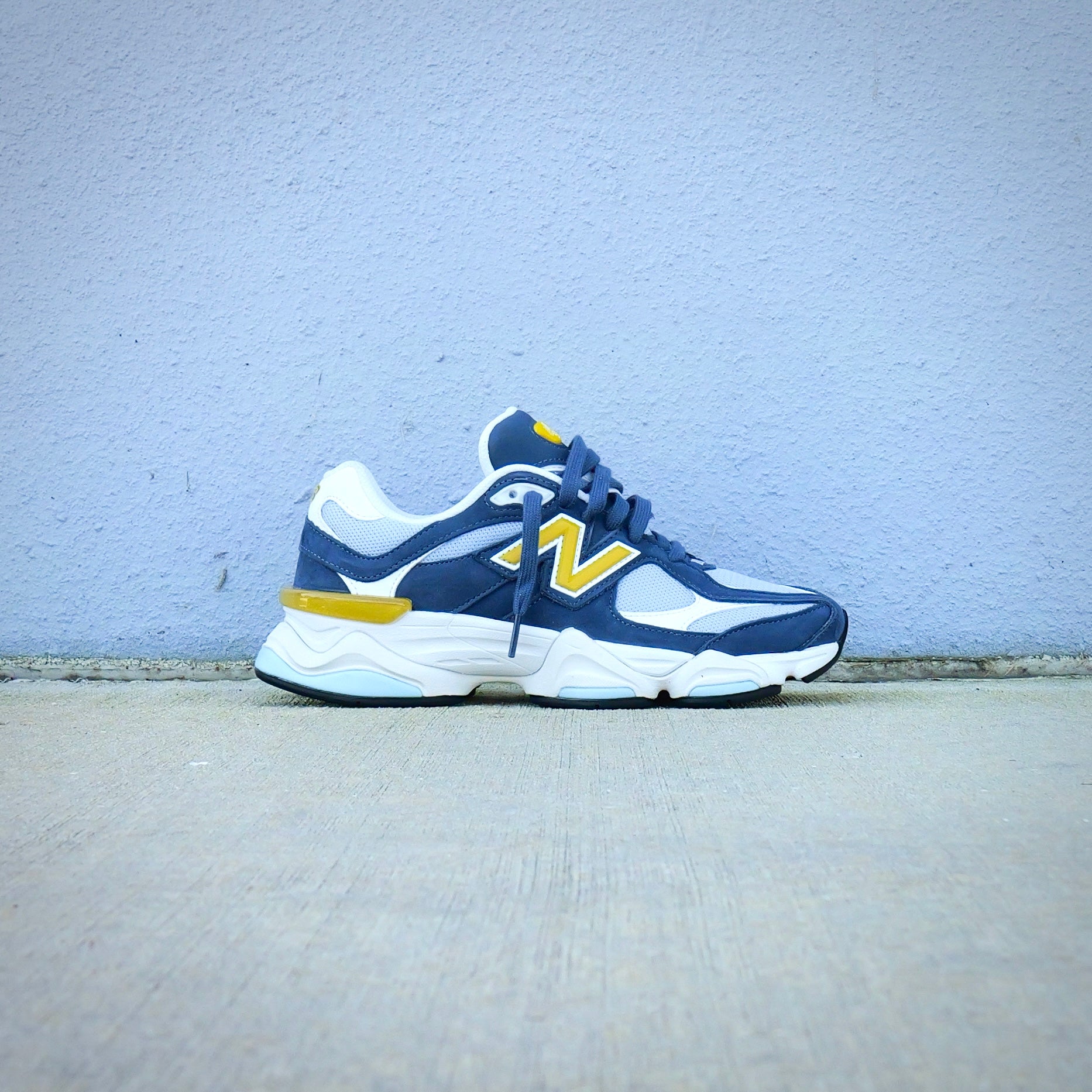Mens New Balance 9060 (Blue/Yellow) -U906032N - VIP New Balance
