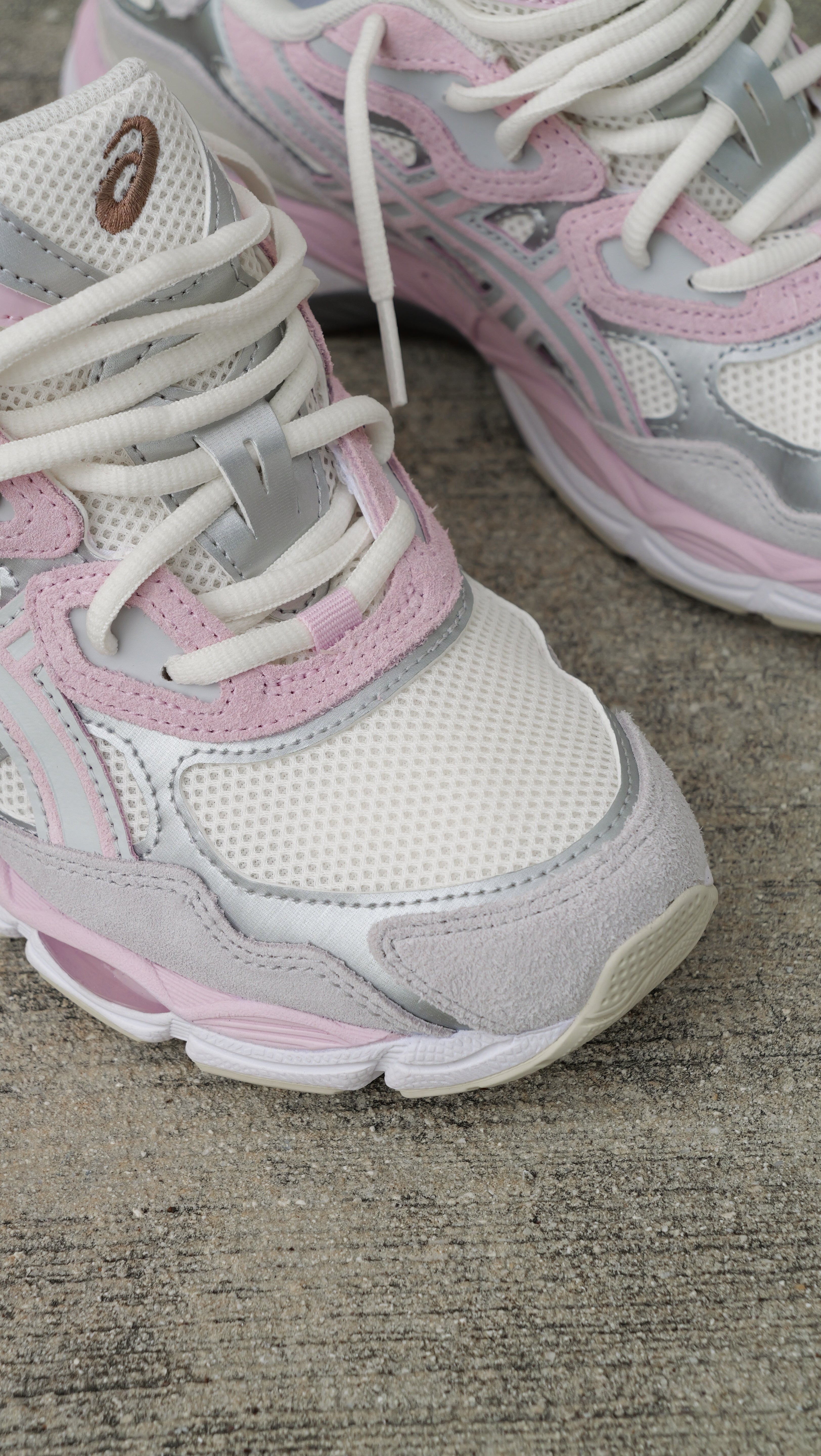 Mens Asics Gel-NYC (Concrete/Barely Rose)