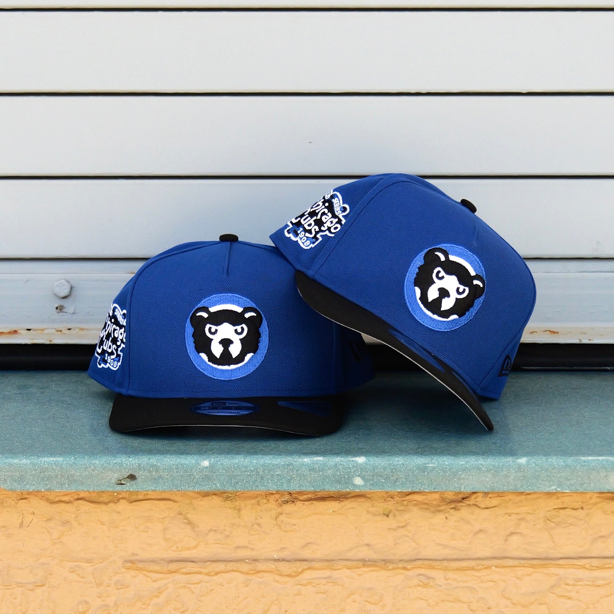 New Era Chicago Cubs 1908 World Series 9FIFTY A-Frame Snapback-(Royal/Black) - New Era