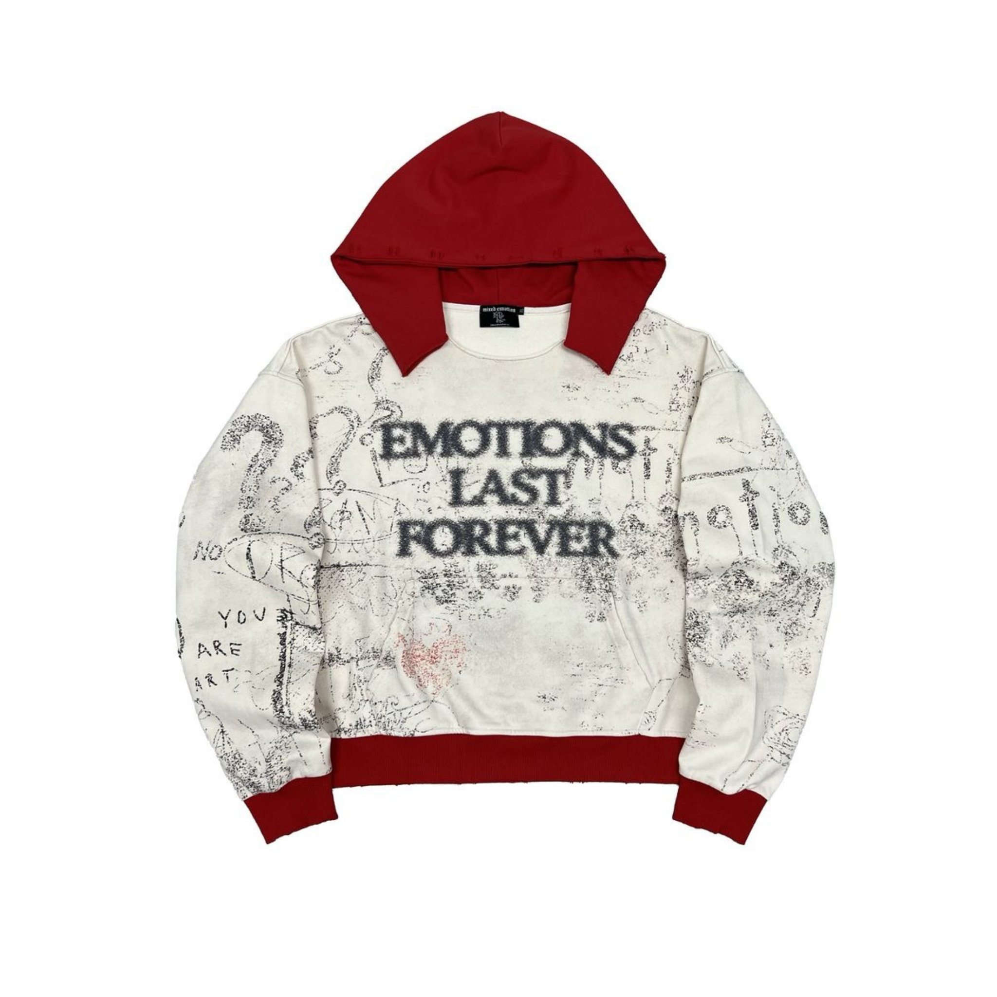 Mixed Emotion “Last Forever” Hoodie (Red)