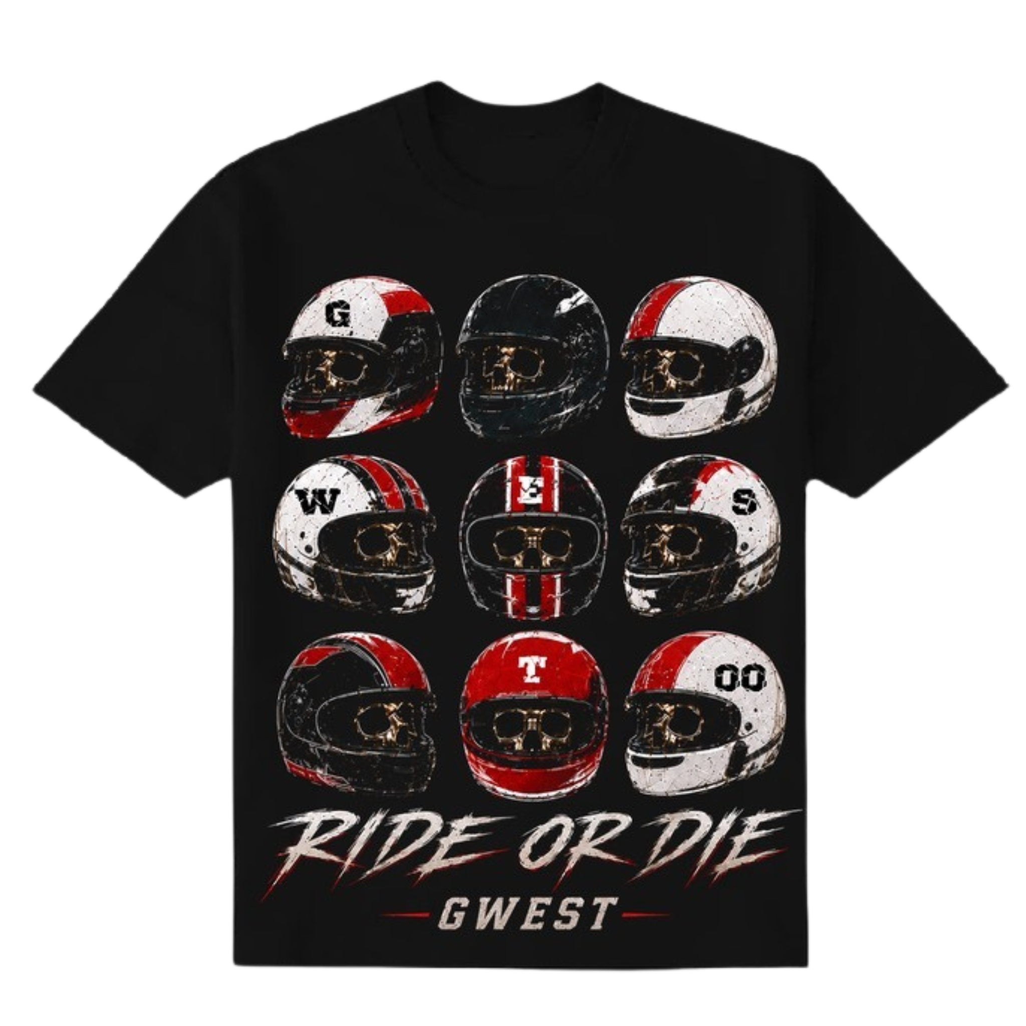 G WEST "RIDE OR DIE" Tee (Black)