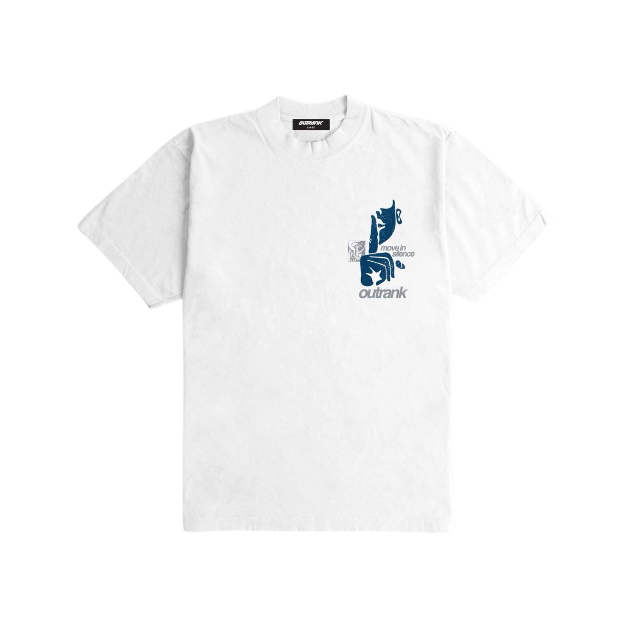 Outrank "Move in Silence" Heavyweight T-shirt - Outrank