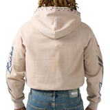 DUAA "Velocity" Zip Up Hoodie (Cream)