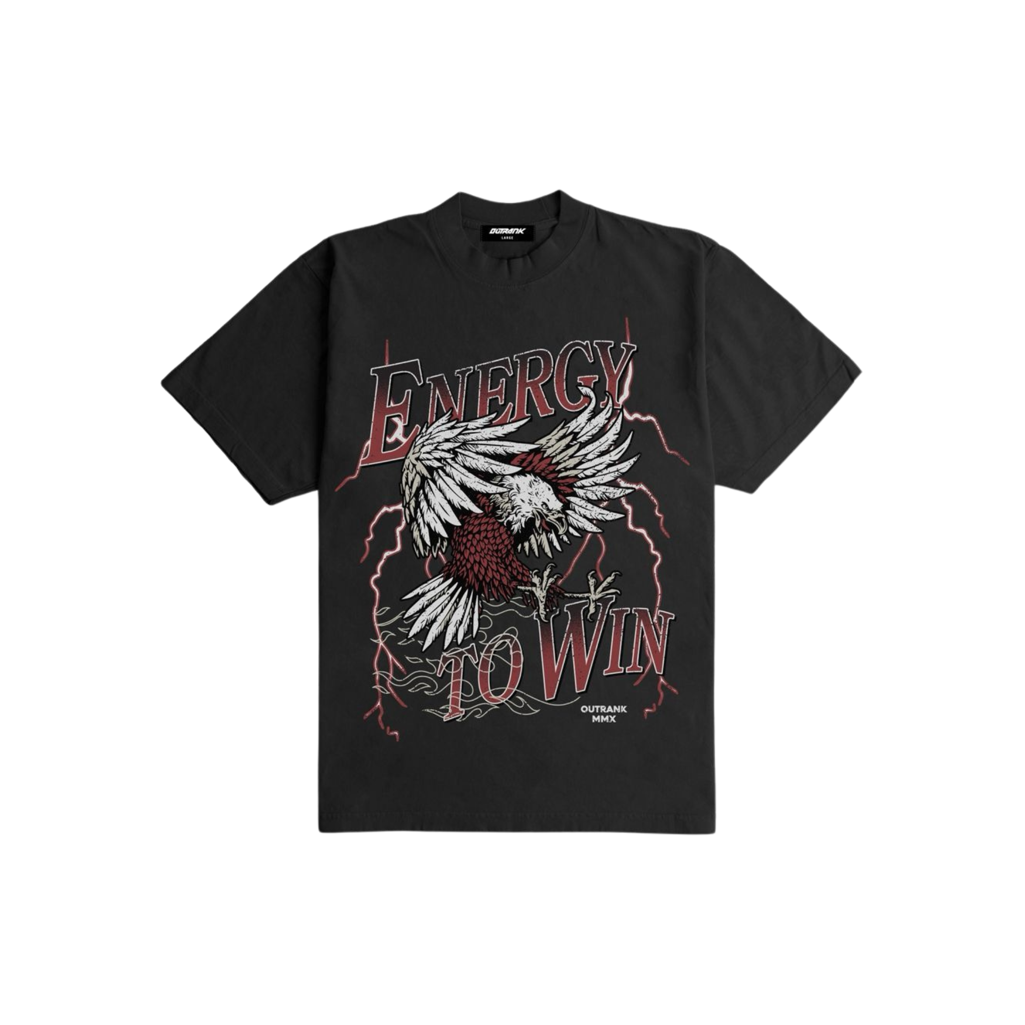 Outrank "Energy To Win" Heavyweight T-shirt - Outrank