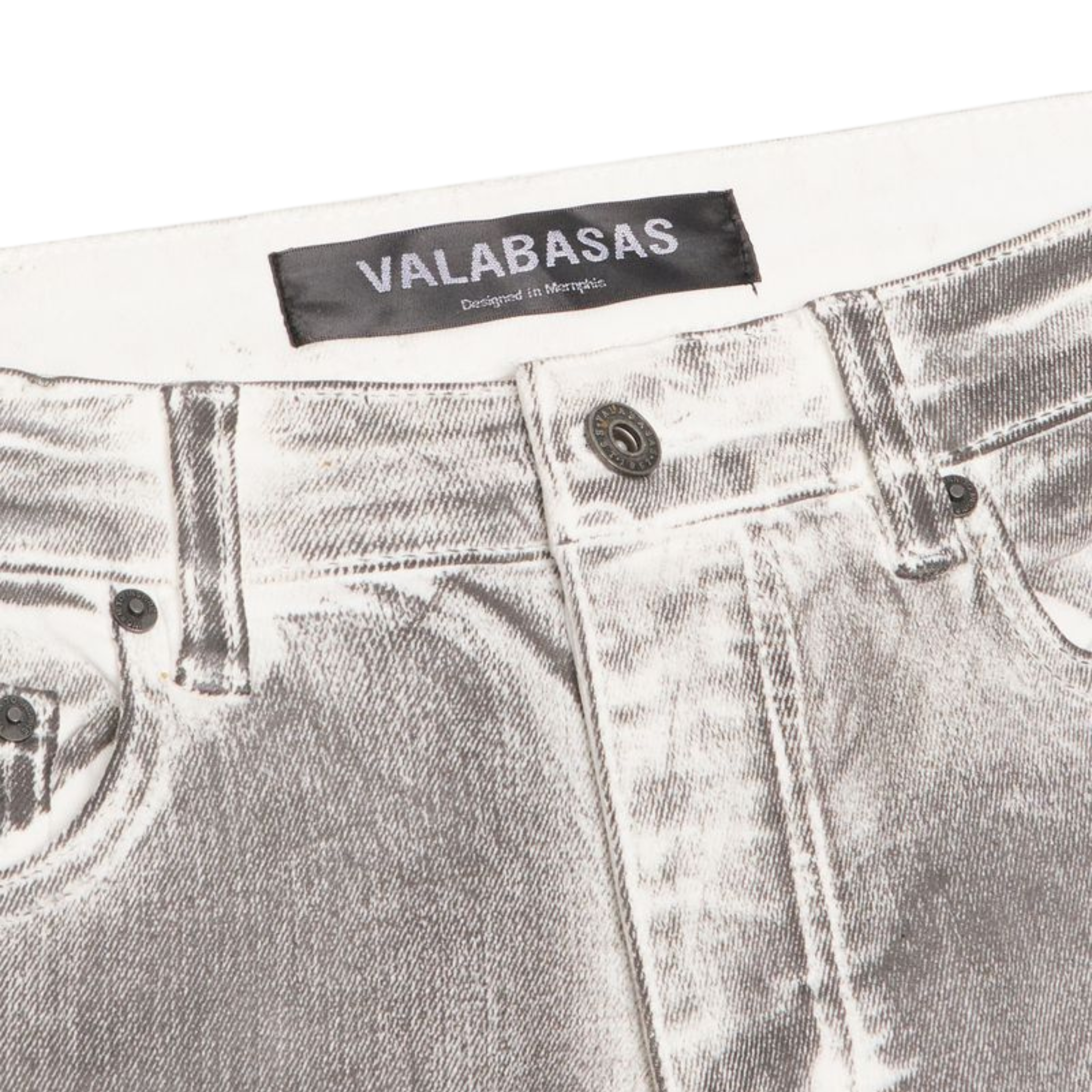 Valabasas "Kneeboard" Baggy Denim Jean (Stone Wash) - VALABASAS
