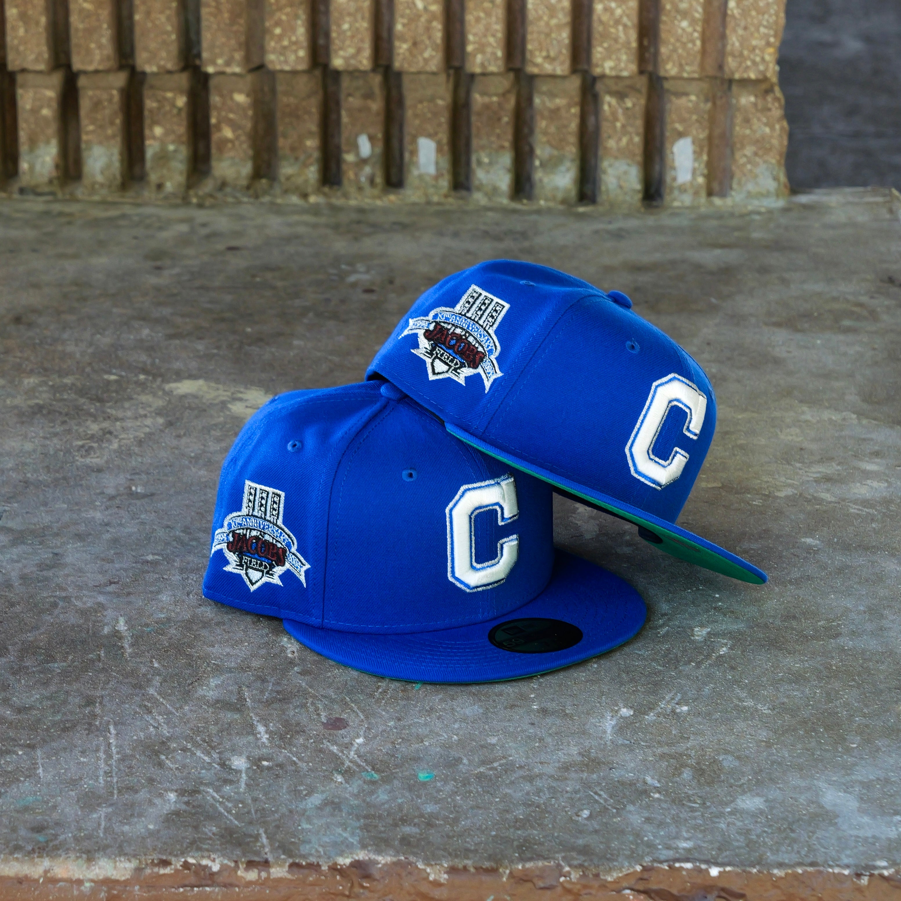 New Era Cleveland Indians Jacobs Field Side Patch Fitted - New Era