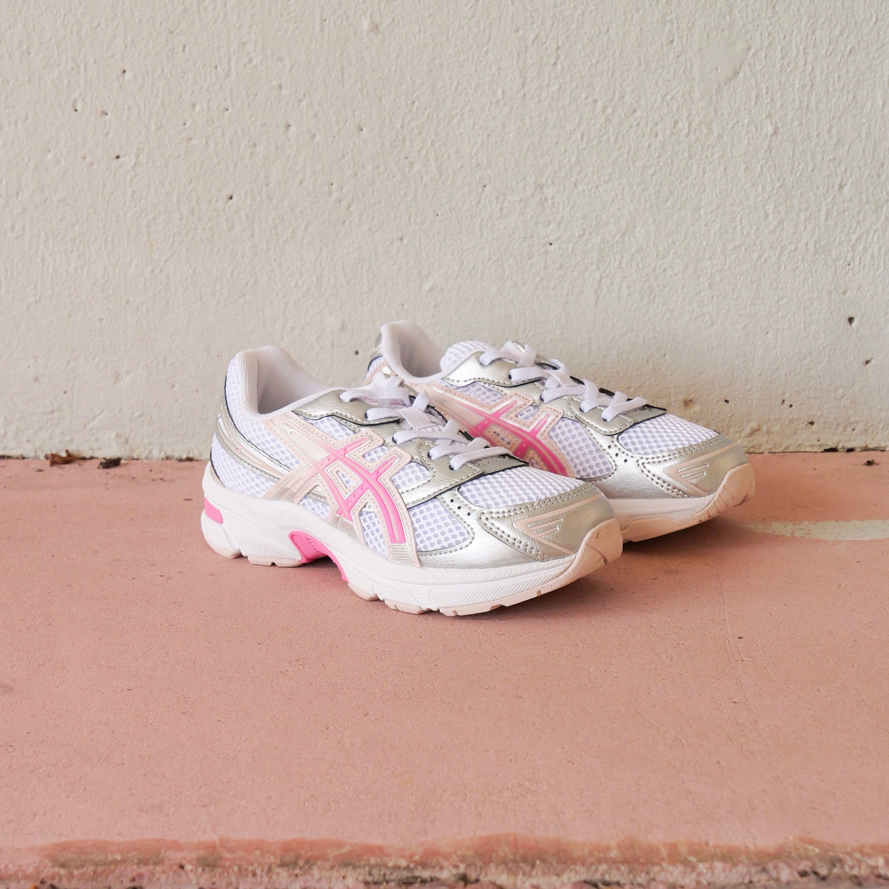 Asics Gel-1130 Preschool (White/Dragonfruit)