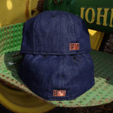 New Era Houston Astros 2017 World Series Side Patch Fitted (Denim) - New Era