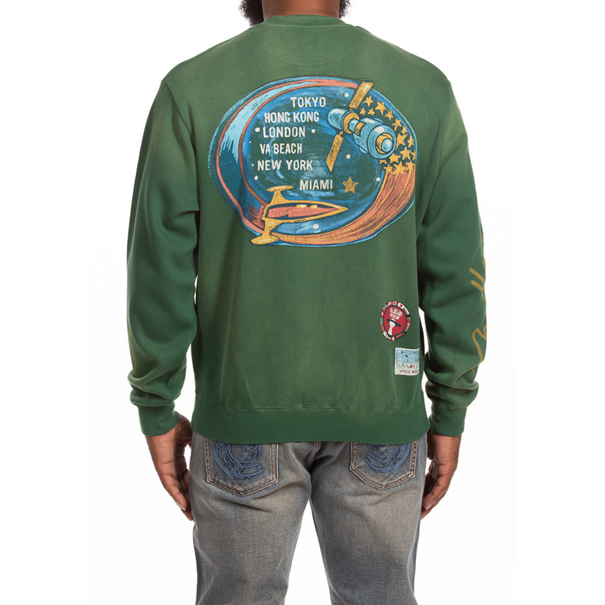 Billionaire Boys Club "Explore" LS Knit Tee (Eden) - Billionaire Boys Club
