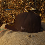 New Era Houston Astros Astrodome The Original Side Patch Fitted (Walnut/Burnt Wood) - New Era