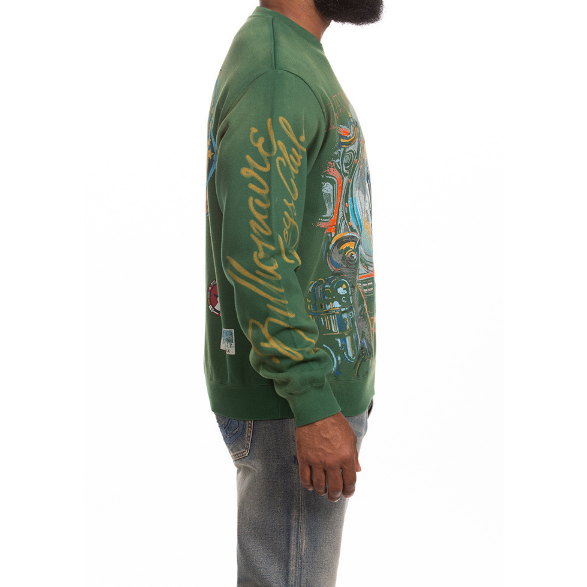 Billionaire Boys Club "Explore" LS Knit Tee (Eden) - Billionaire Boys Club