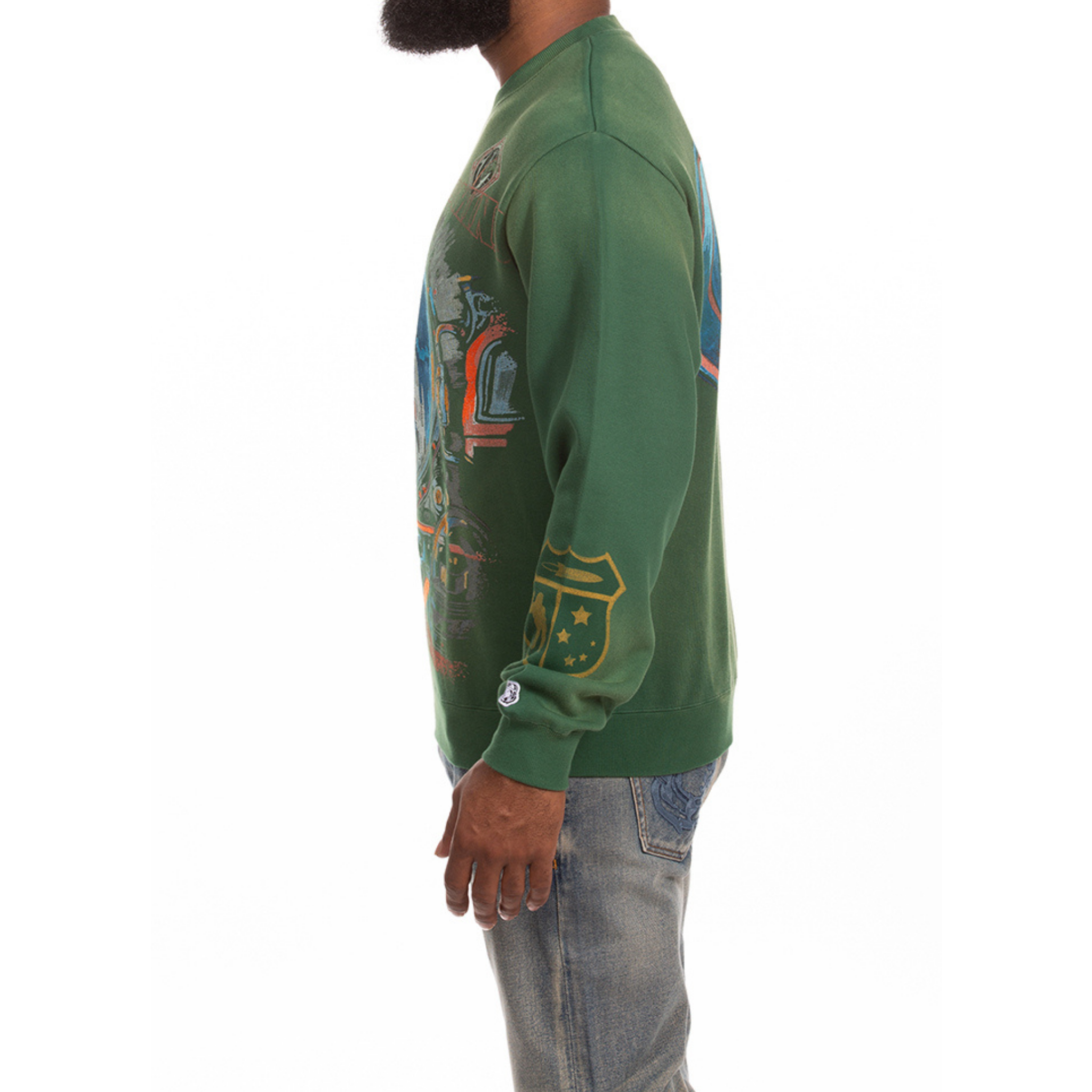 Billionaire Boys Club "Explore" LS Knit Tee (Eden) - Billionaire Boys Club