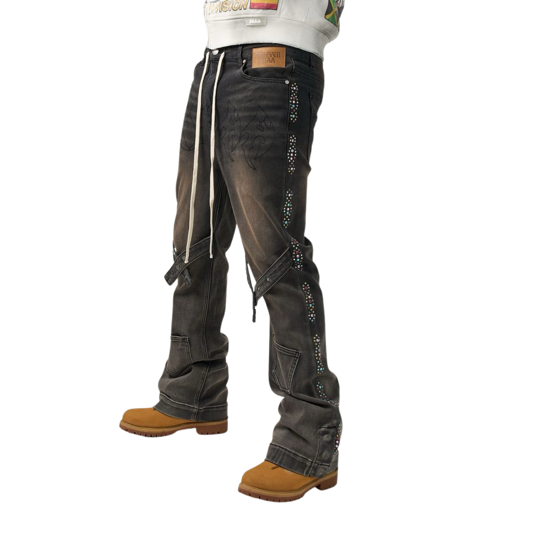 DUAA "Aviation" Ash Wash Denim - DUAA
