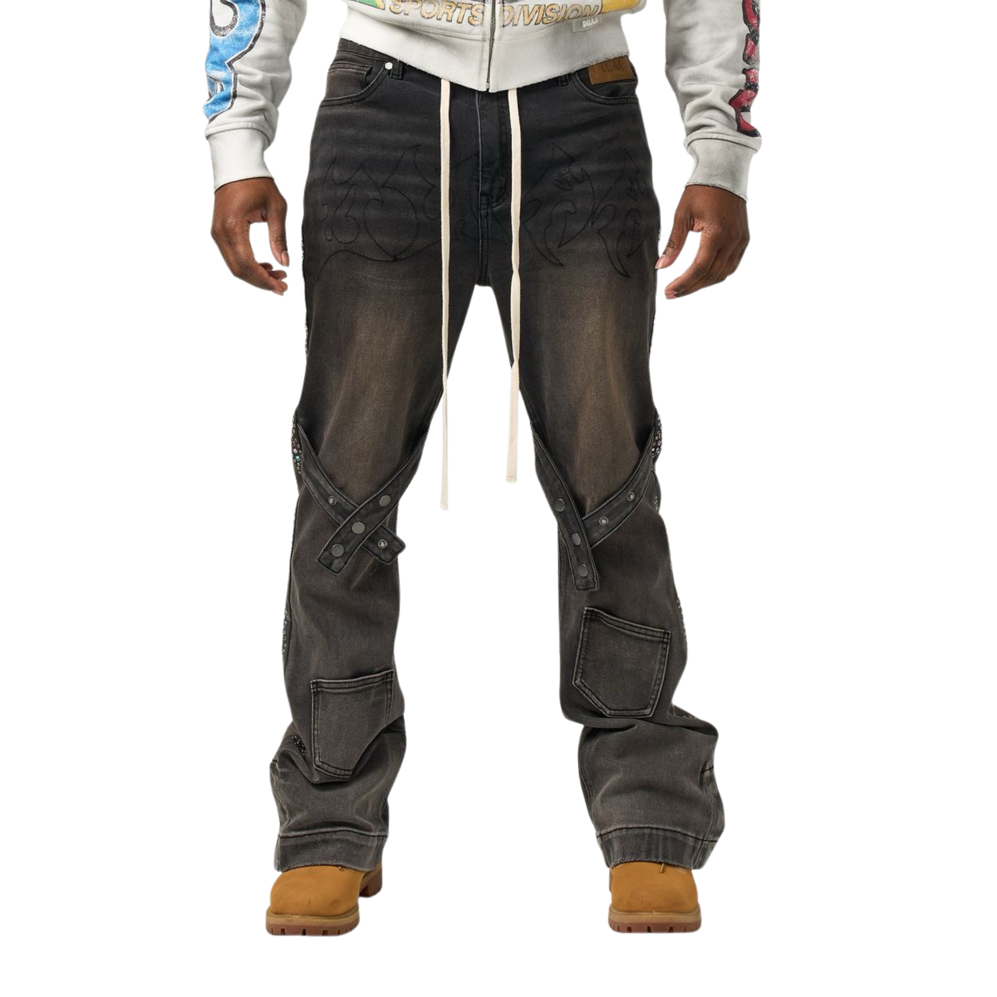 DUAA "Aviation" Ash Wash Denim - DUAA