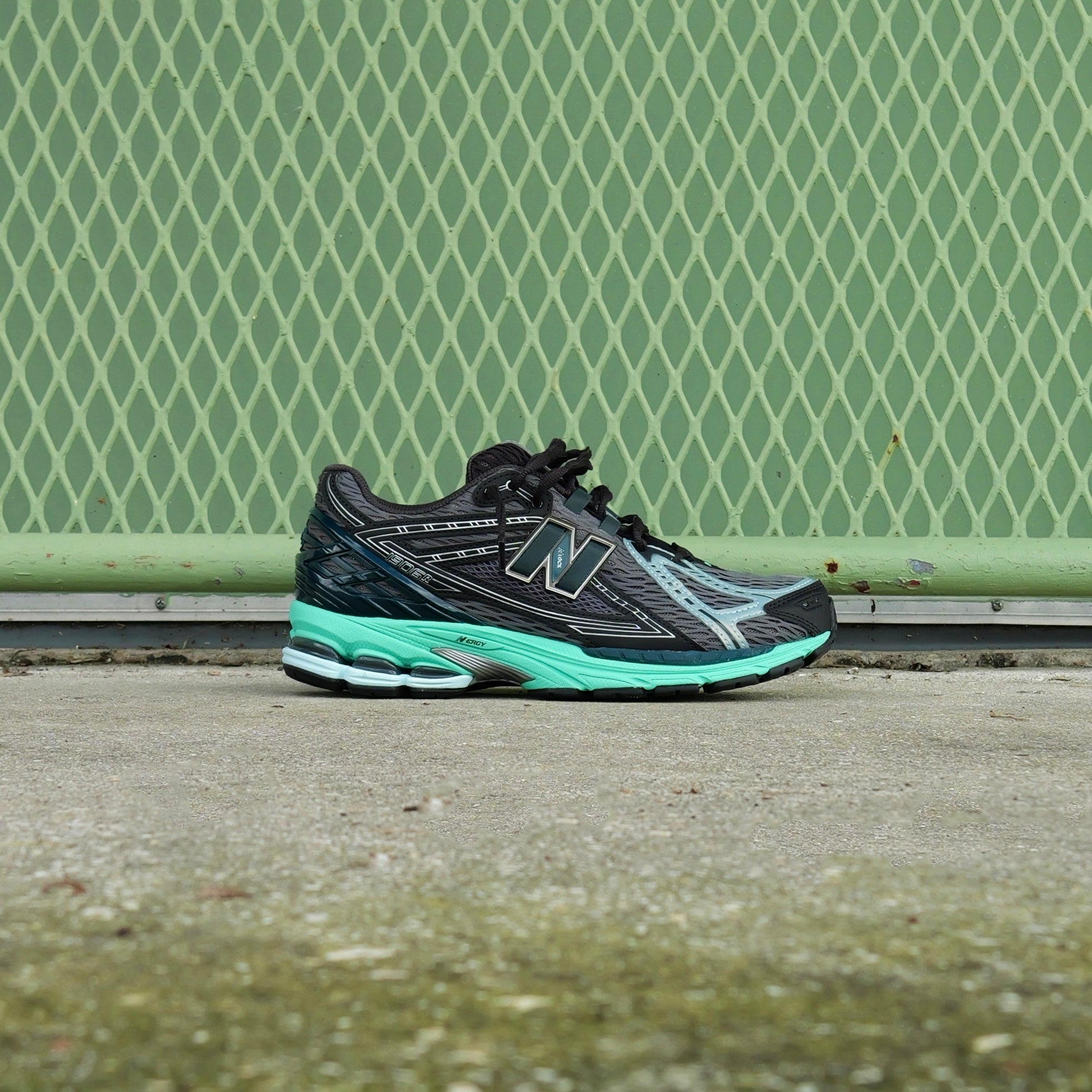 Mens New Balance 1906R (Grey/Green Glow) U19068O6 - New Balance
