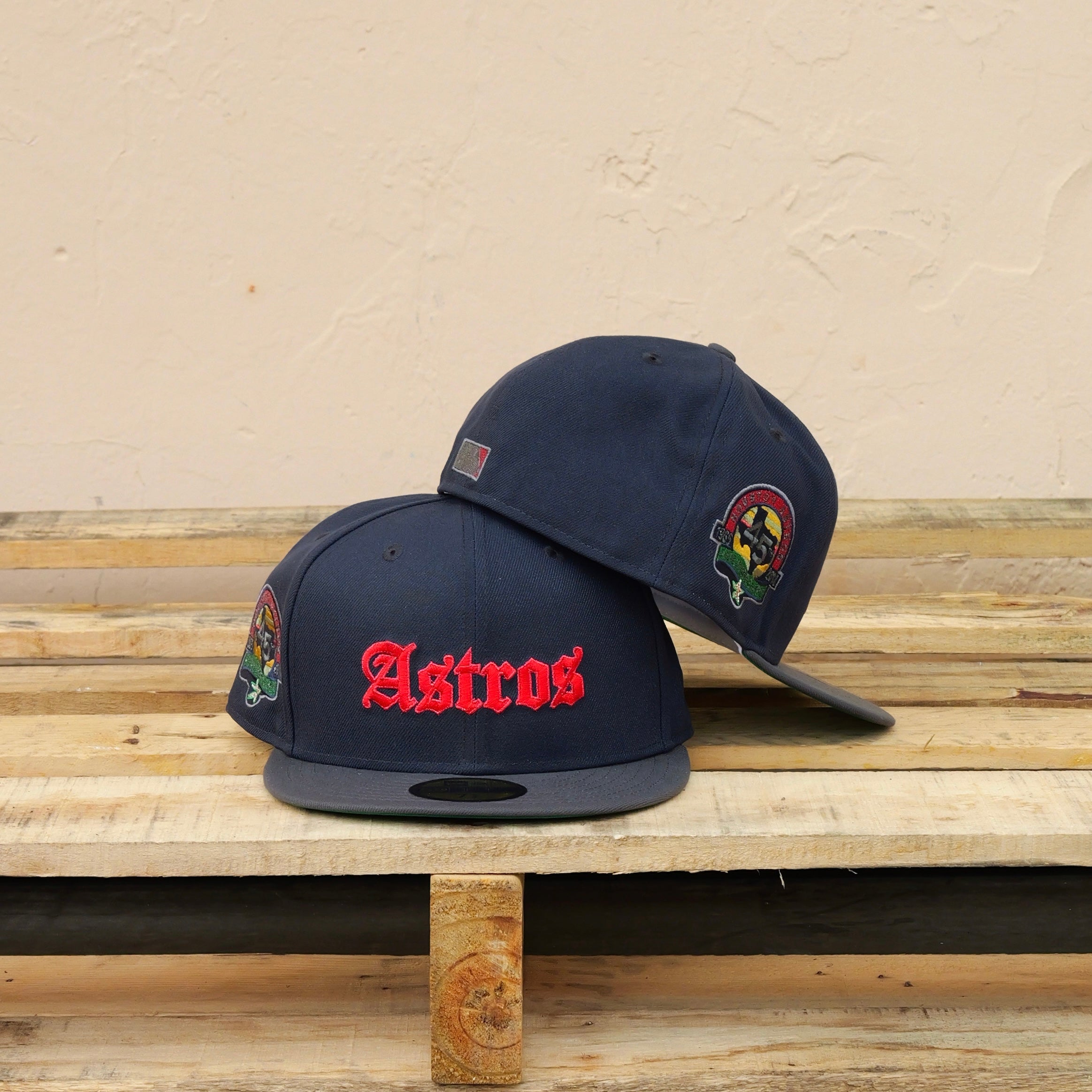 New Era Houston Astros 45th Anniversary Side Patch Fitted - New Era