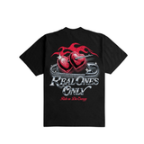 Outrank "Real Ones Only" Heavyweight T-shirt (Black)