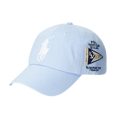 Polo Ralph Lauren Big Pony Twill Ball Cap (Baby Blue) - Polo Ralph Lauren