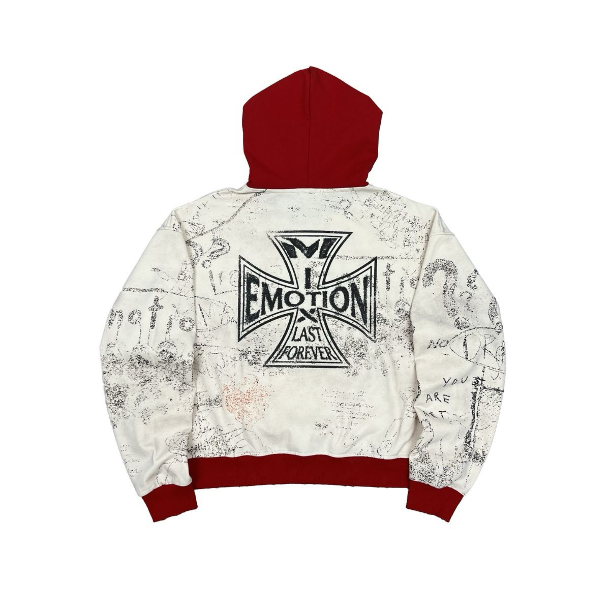 Mixed Emotion “Last Forever” Hoodie (Red)