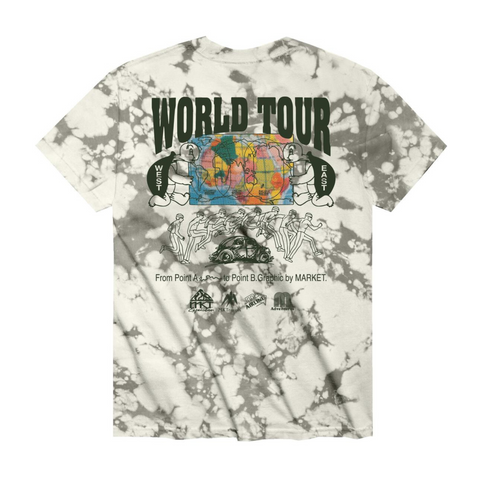 Market World Tour T-shirt (Cloud Dye) - Market