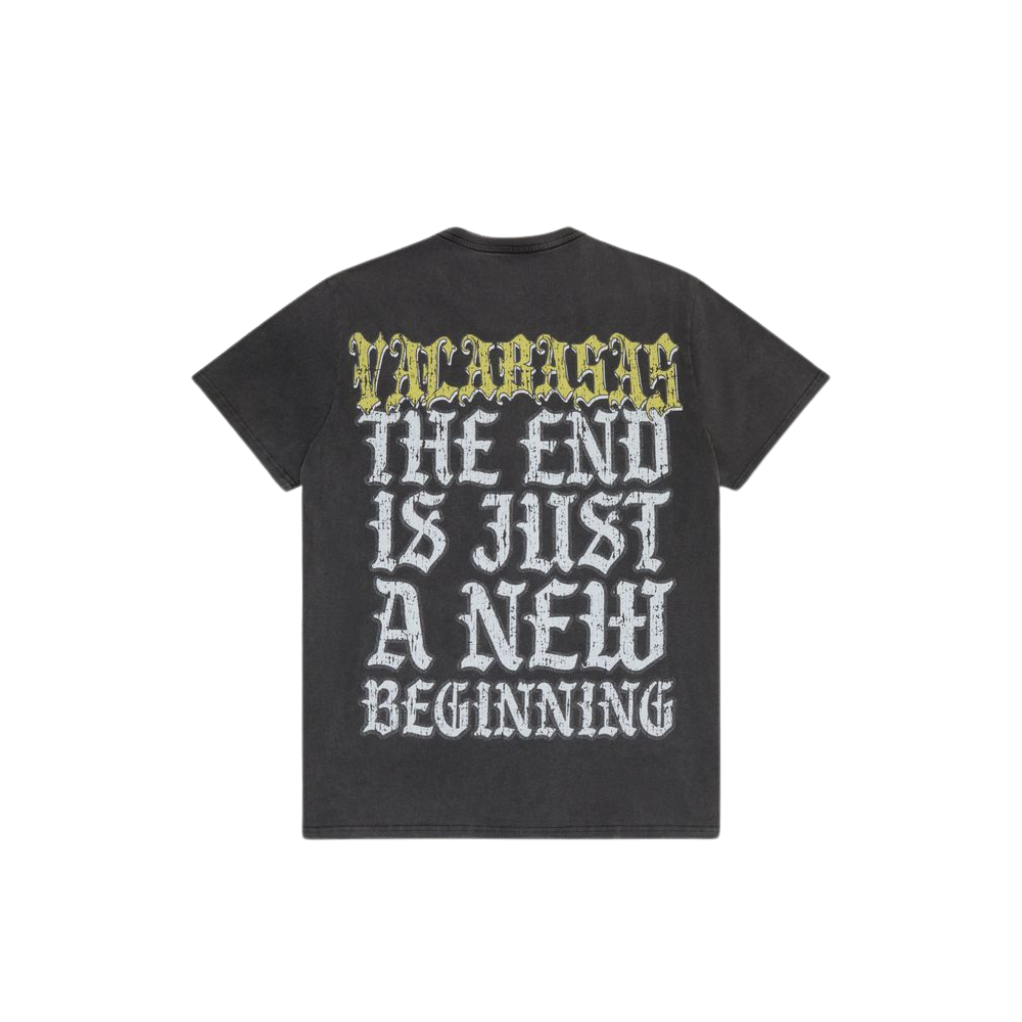 Valabasas "Less Stress" Tee (Vintage Black) - VALABASAS