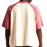 DSM "Mortons Gap Raglan" Tee- Red/Antique White - Diet Starts Monday