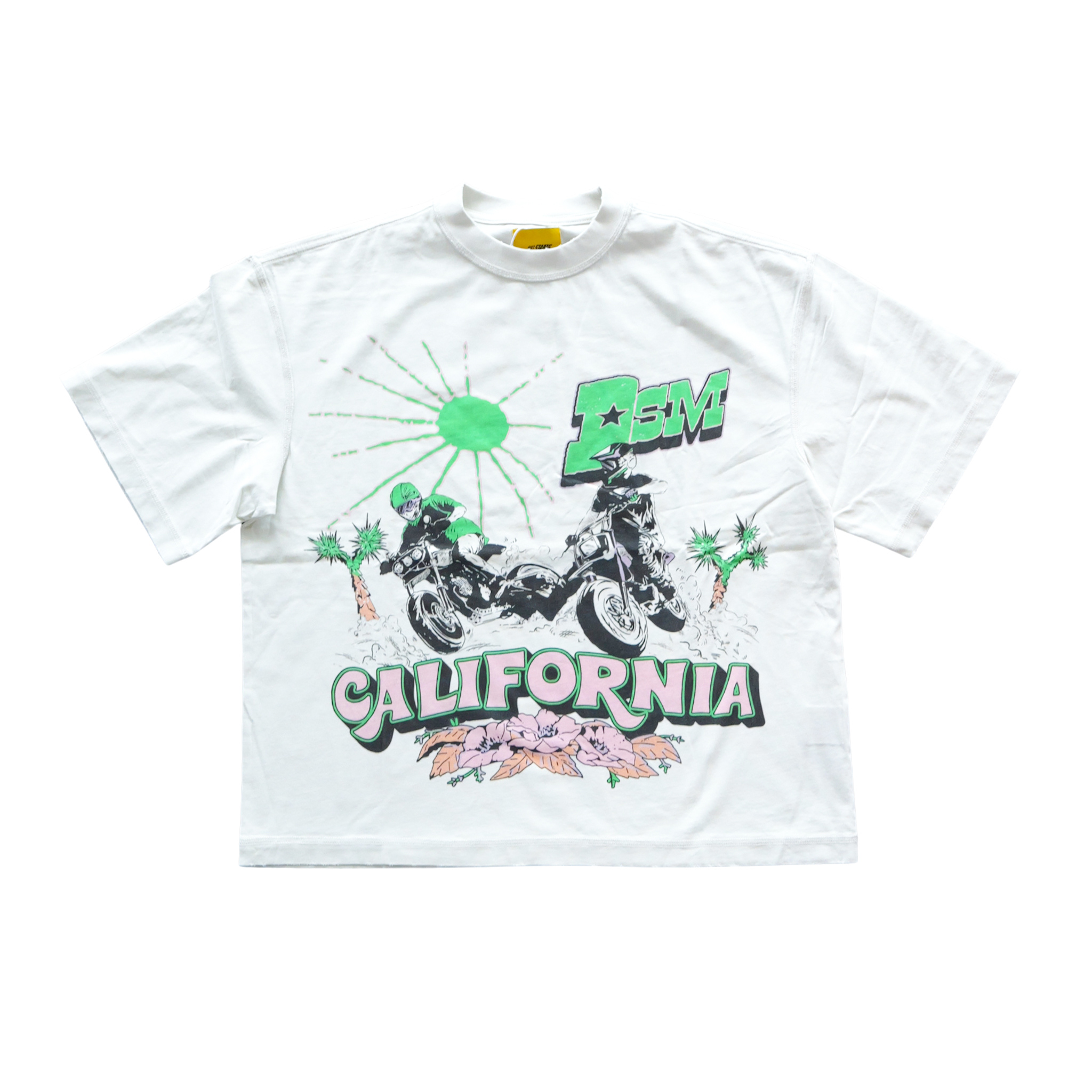 DSM "California Racing" Tee (Antique White) - Diet Starts Monday