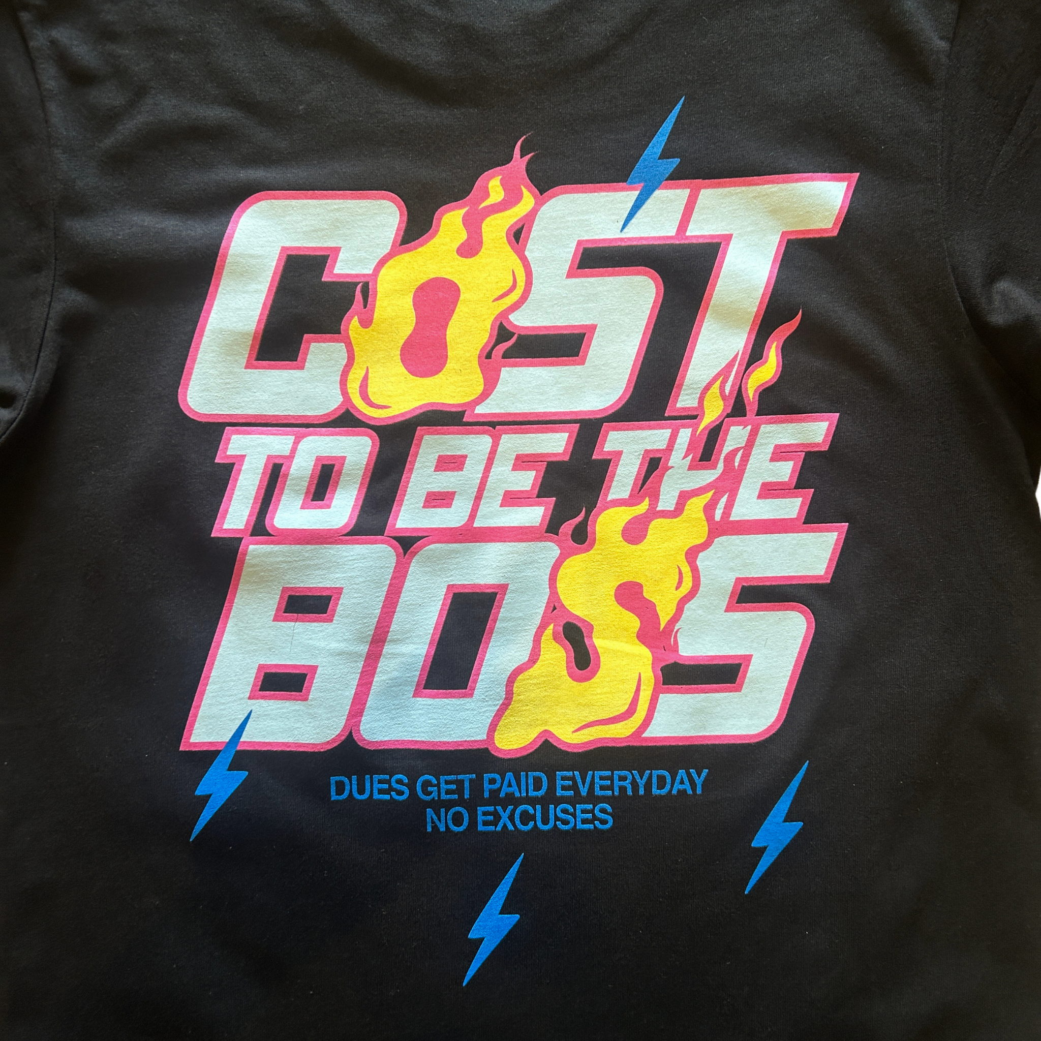 Outrank Cost To Be The Boss Tee (Charcoal Black) - Outrank