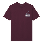 Outrank Demolition Services T-shirt (Burgundy) - Outrank