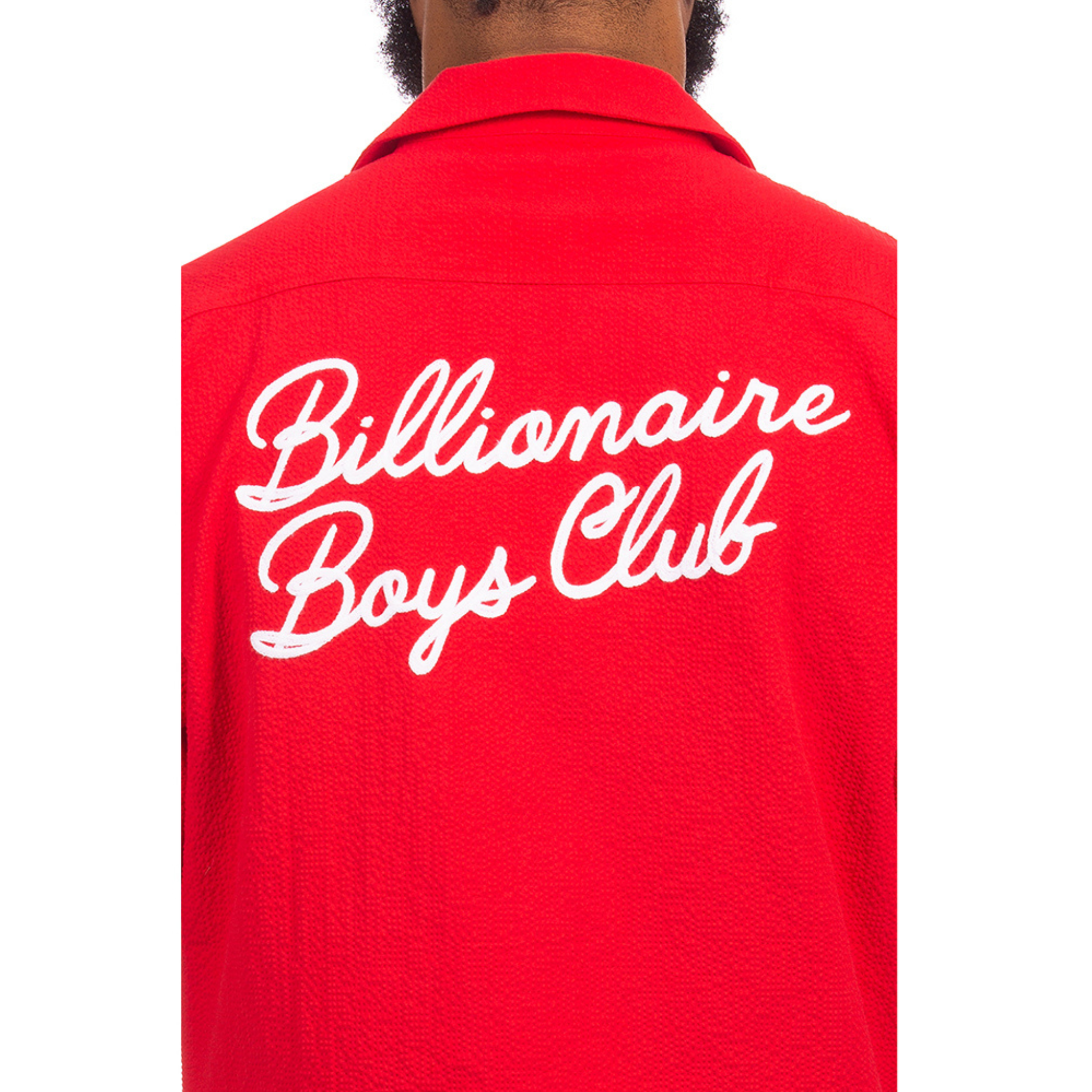 Billionaire Boys Club "Script" ss woven (Red) - Billionaire Boys Club