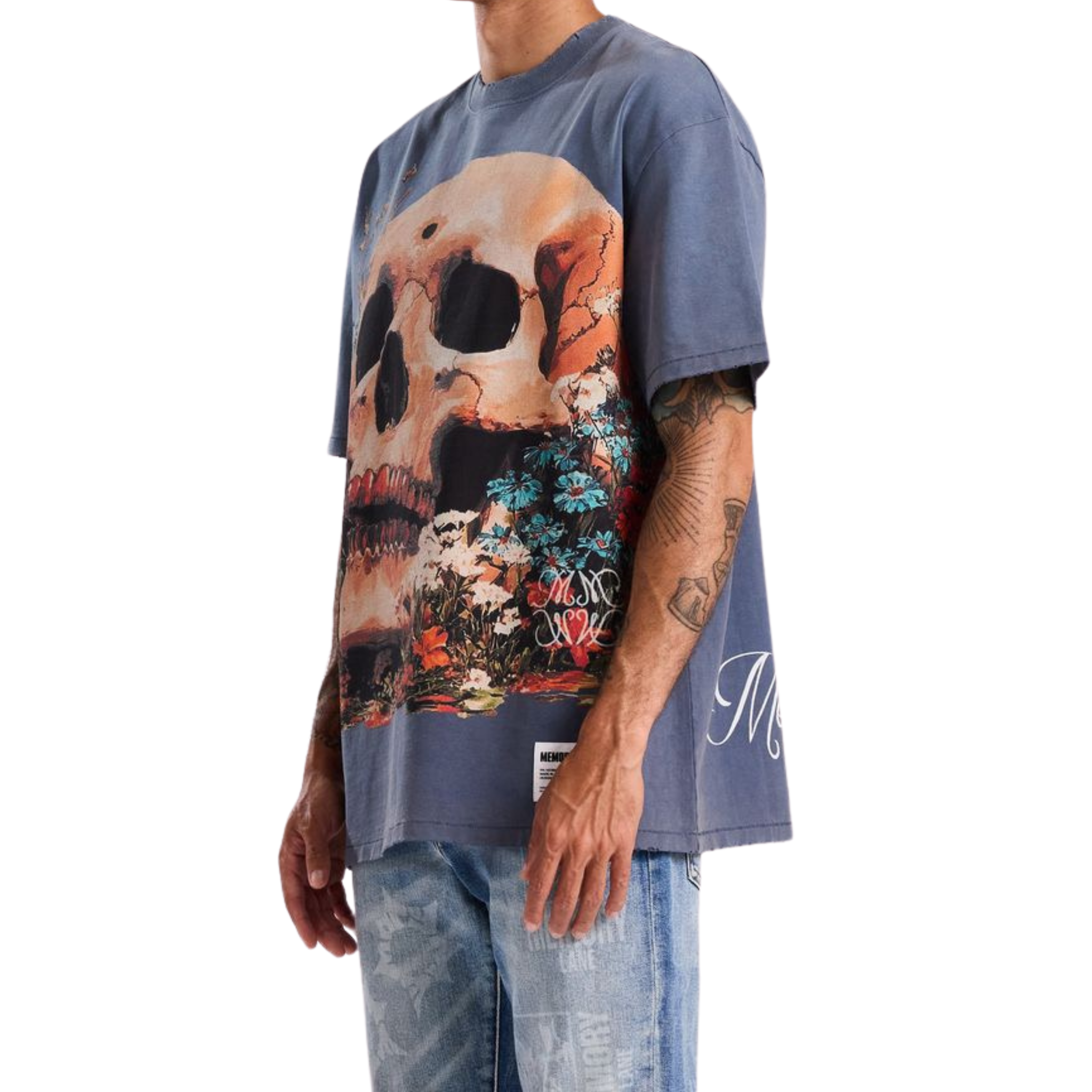 Memory Lane "Bloom Relic" Tee (Navy) - Memory Lane