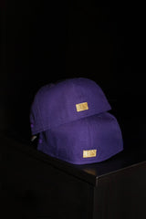 New Era Cleveland Indians Jacobs Field Side Patch Fitted (Purple/Walnut)