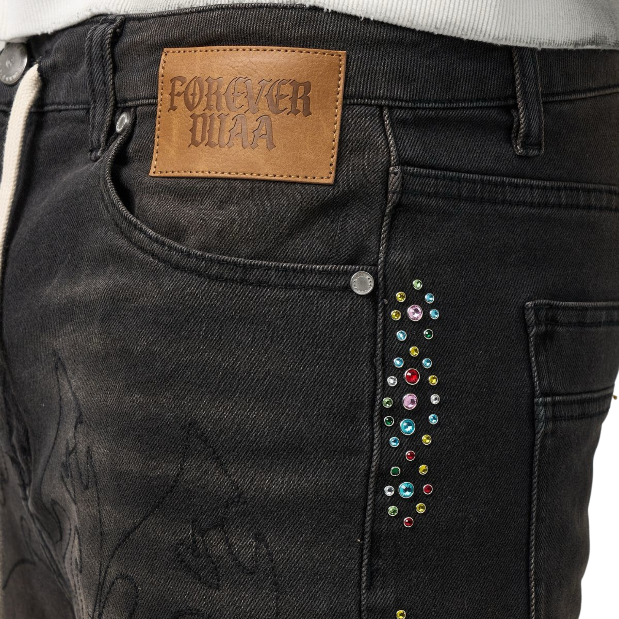 DUAA "Aviation" Ash Wash Denim - DUAA