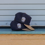 New Era Oakland Athletics 50th Anniversary 9FIFTY A-Frame Snapback-(Navy/Khaki) - New Era