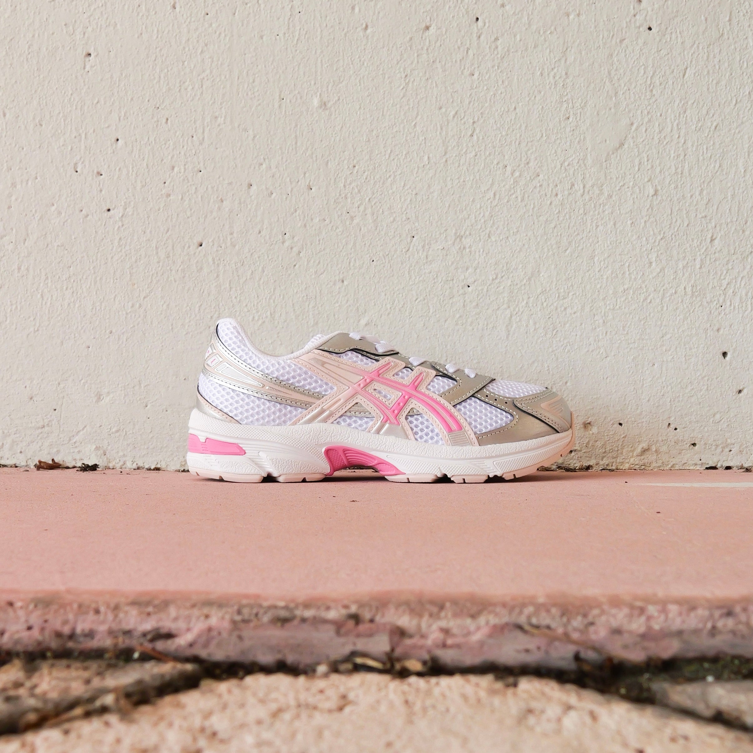 Asics Gel-1130 Preschool (White/Dragonfruit)