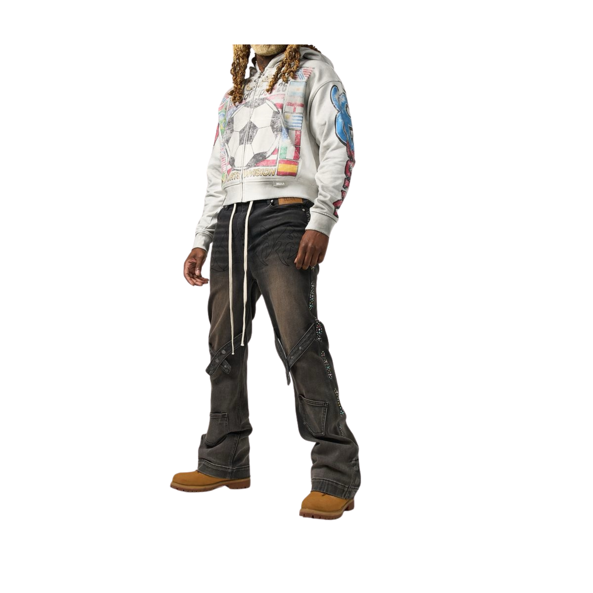 DUAA "Aviation" Ash Wash Denim - DUAA