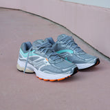 Mens Saucony ProGrid Omni 9 (Grey/Teal)
