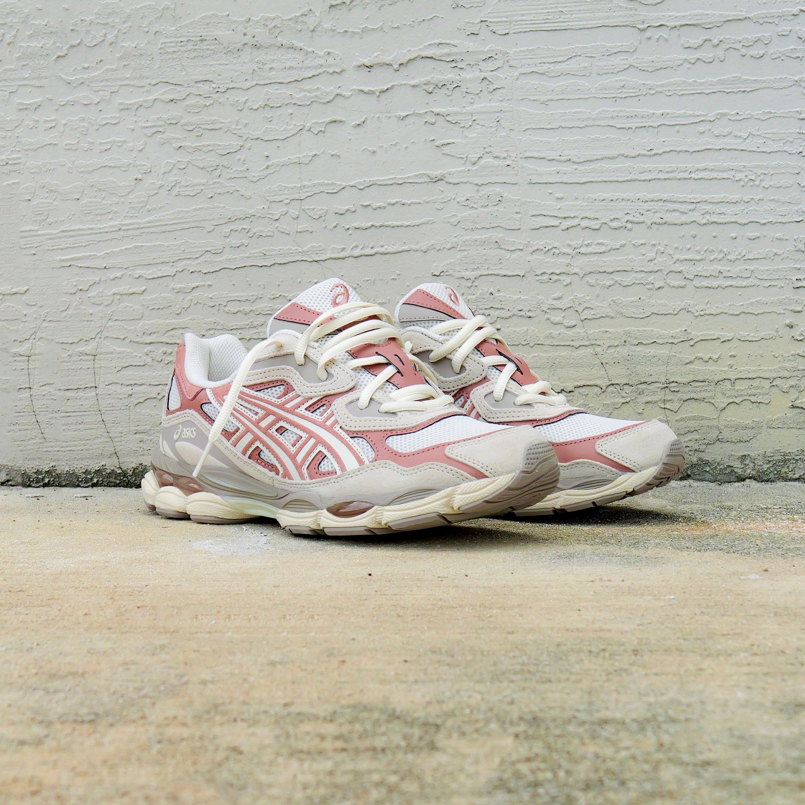 Mens Asics Gel-NYC (Cream/Umeboshi)