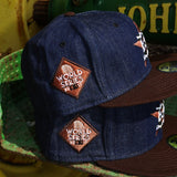 New Era Houston Astros 2017 World Series Side Patch Fitted (Denim) - New Era