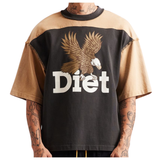 DSM "Eagle" Yoke Tee-Tan/Vintage Black