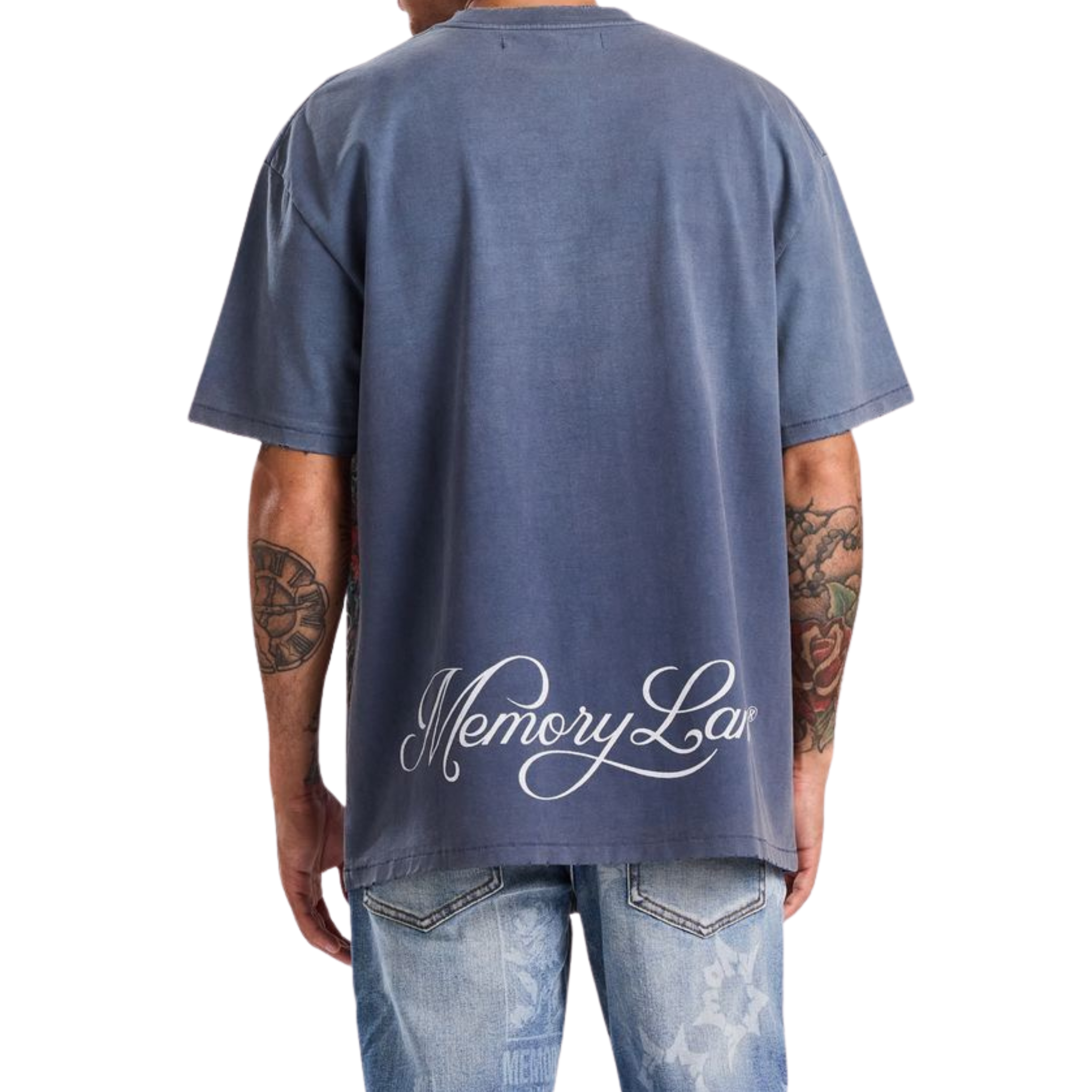 Memory Lane "Bloom Relic" Tee (Navy) - Memory Lane