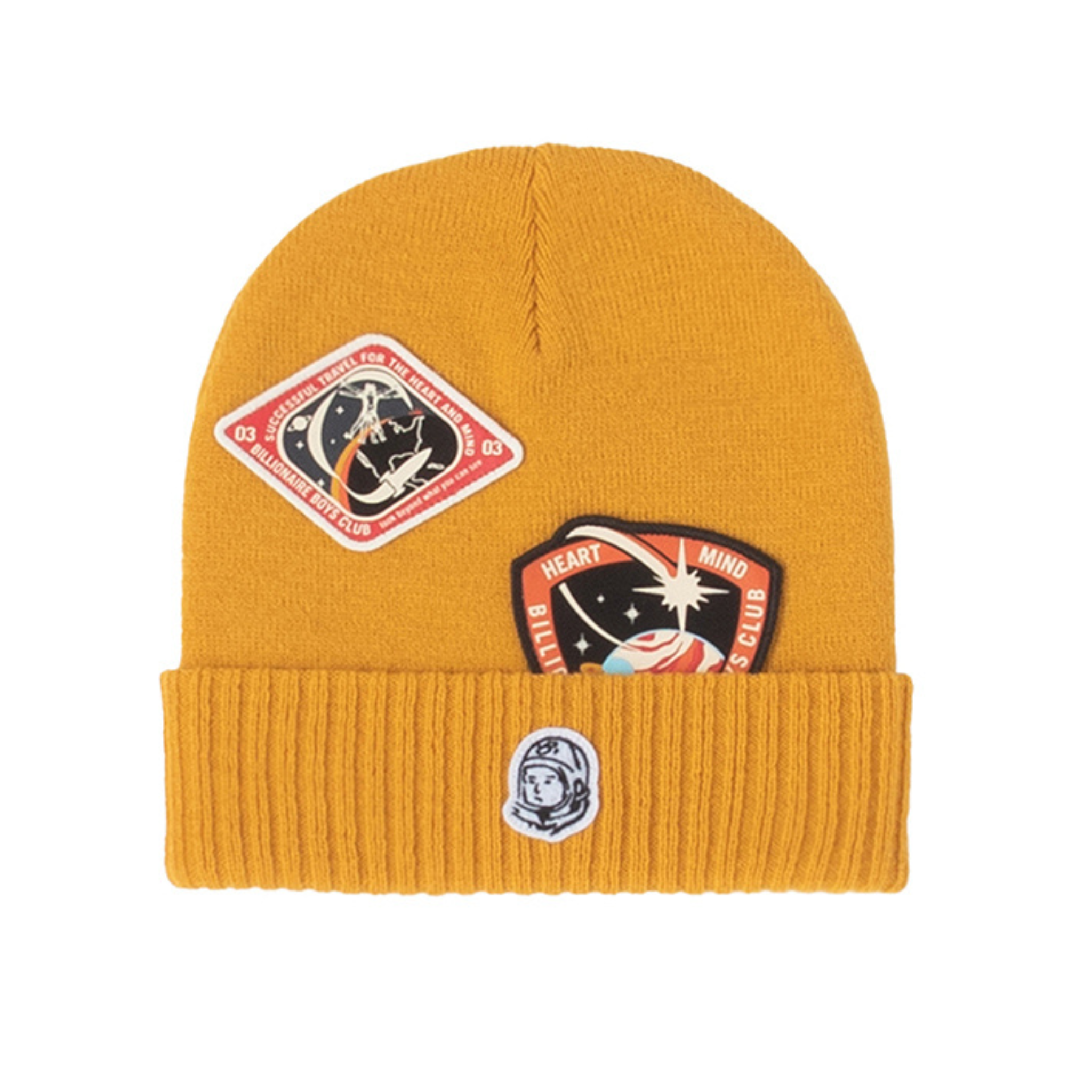 Billionaire Boys Club "Stamps" Beanie (Golden Yellow) - Billionaire Boys Club