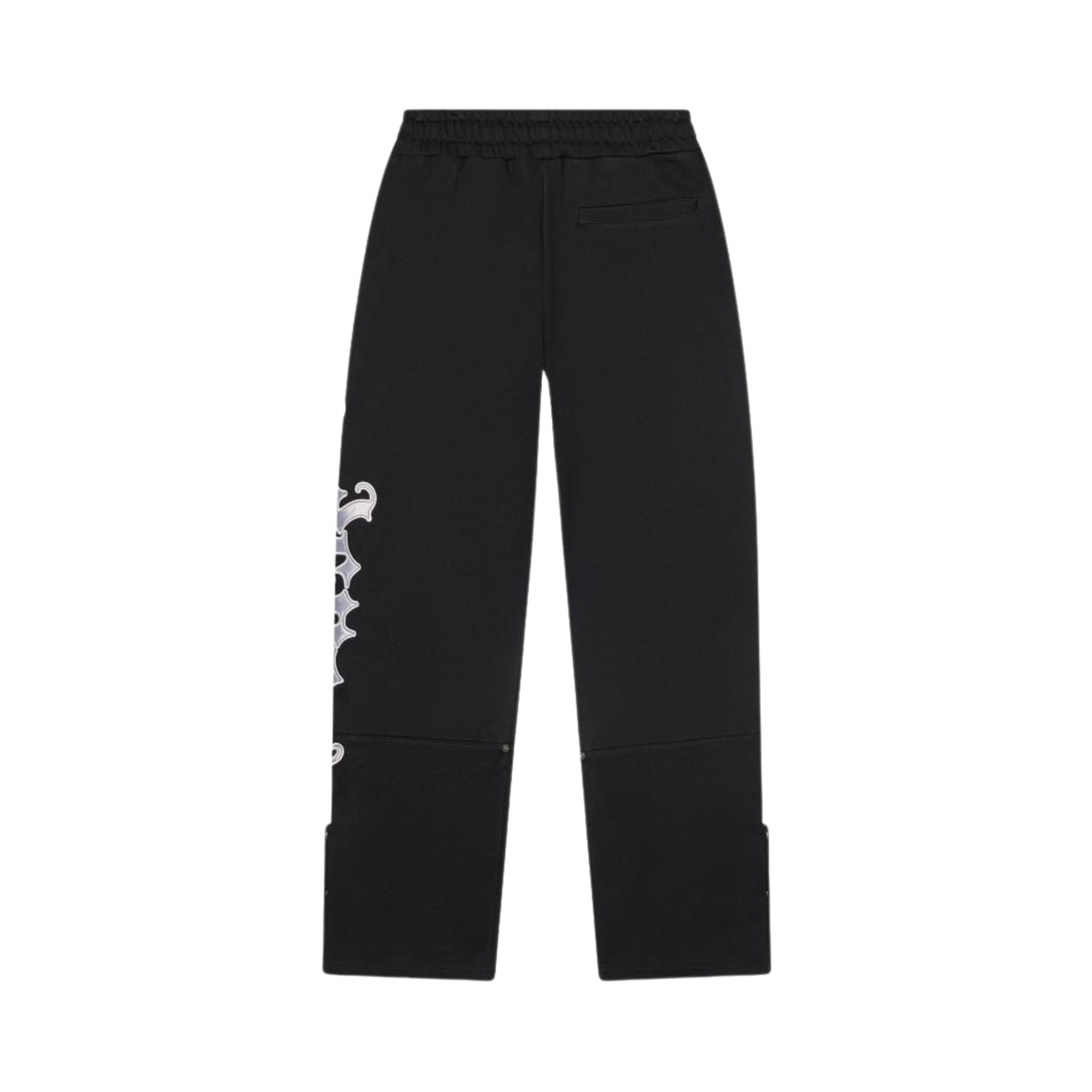 Godspeed OG Logo Sweatsuit V2 (Black/Silver Satin) - Godspeed