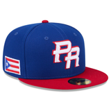 Puerto Rico Baseball New Era 2026 World Baseball Classic 59FIFTY Fitted Hat - Blue/Red